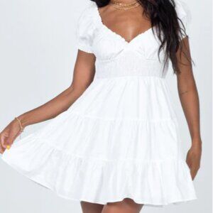 Princess Polly Daniela Mini Dress White